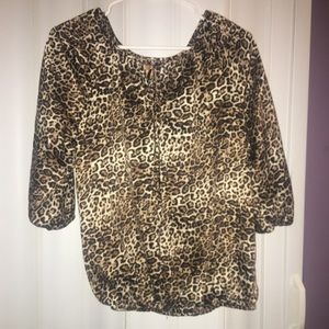 Cheetah blouse